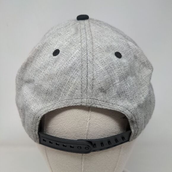 Jurassic Park Snapback Hat Gray One Size Embroidered Colorblock - Picture 6 of 8